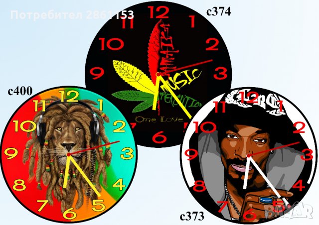 Стенен часовник за фенове или с Ваша снимка,по Ваша идея, снимка 16 - Стенни часовници - 31267477