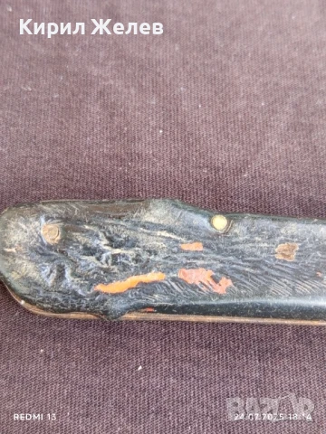 Стар ловджийски нож СССР рядък за КОЛЕКЦИЯ ДЕКОРАЦИЯ 25971, снимка 3 - Ножове - 51131568