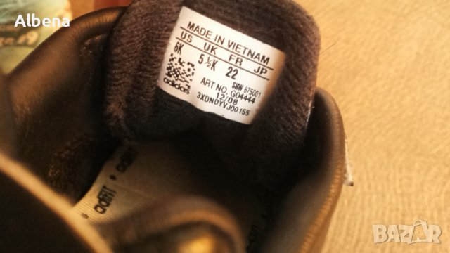 Adidas Размер EUR 22 / UK 5 1/2K детски маратонки 30-13-S, снимка 13 - Бебешки обувки - 39708478