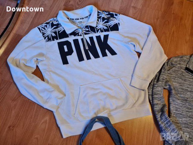 PINK by Victoria secret. 2 блузи с дълъг ръкав и чанта  PINK , снимка 6 - Блузи с дълъг ръкав и пуловери - 35608720