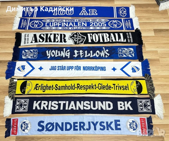 Шалове на футболни отбори, снимка 10 - Футбол - 54045482