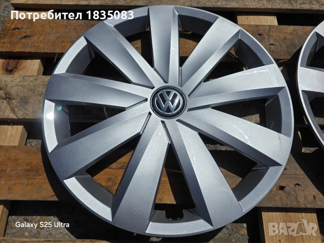 Оригинални тасове VW 16 цола, снимка 2 - Аксесоари и консумативи - 54247255