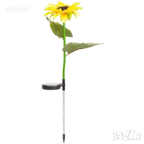 Соларни LED градински светлини Слънчоглед - цветя, снимка 6 - Други стоки за дома - 51858110