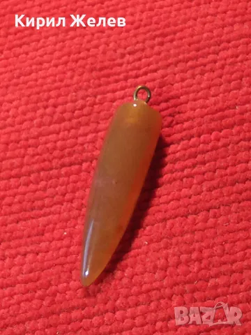 МЕДАЛЬОН от ПОЛУСКЪПОЦЕНЕН КАМЪК ЗЪБОВИДЕН АРТ ПЕНДАНТ 17143, снимка 6 - Колиета, медальони, синджири - 31263489