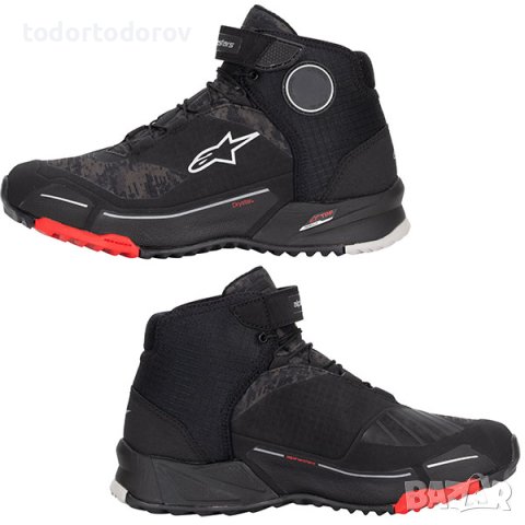Мото боти обувки ALPINESTARS CR-X Drystar® BLACK/RED,номер 42,5 NEW, снимка 2 - Аксесоари и консумативи - 42252906