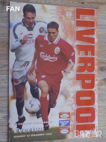 ЛИВЪРПУЛ оригинални английски футболни програми Шампионска лига Челси, Арсенал, Нотингам Форест Вила, снимка 6 - Фен артикули - 28705423