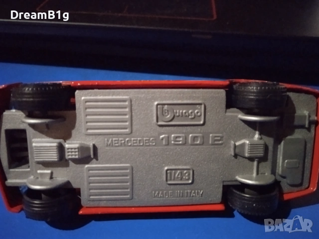  Ретро Bburago 1/43 – Mercedes 190E & Peugeot 205 Turbo 16 (Made in Italy), снимка 2 - Коли, камиони, мотори, писти - 54323516