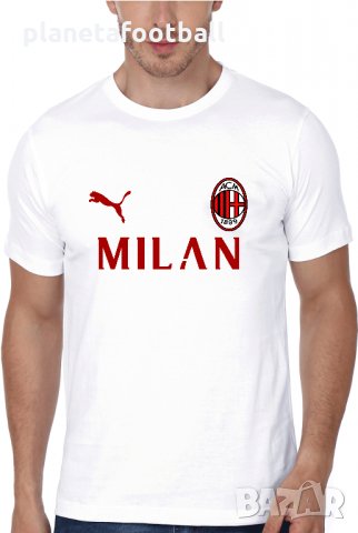 Фен тениска Милан!Футболна тениска AC Milan! 