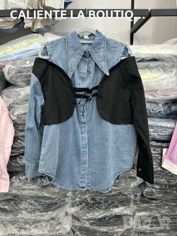 Дамска риза деним