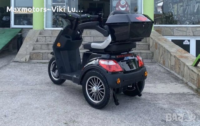 Електрическа Триколка FM1-LUX 1500W - BLACK Maxmotors, снимка 3 - Инвалидни скутери - 42328095
