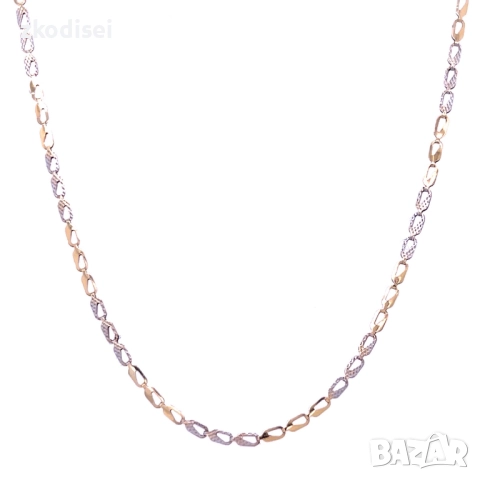 Златен синджир 3,18гр. 57,0см. 14кр. проба:585 модел:33764-1, снимка 2 - Колиета, медальони, синджири - 51577844