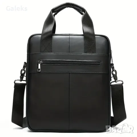 Мъжки, Функционален Бизнес Кежуал за през рамо от Истинска кожа! Кросбоди Чанта с профи насоченост!, снимка 6 - Чанти - 49989179