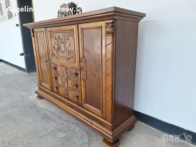 Комод, скрин, бюфет, шкаф дъб , снимка 6 - Шкафове - 55874582