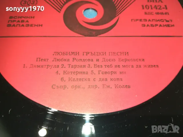 ЛЮБИМИ ГРЪЦКИ ПЕСНИ 2410241251, снимка 18 - Грамофонни плочи - 47702227