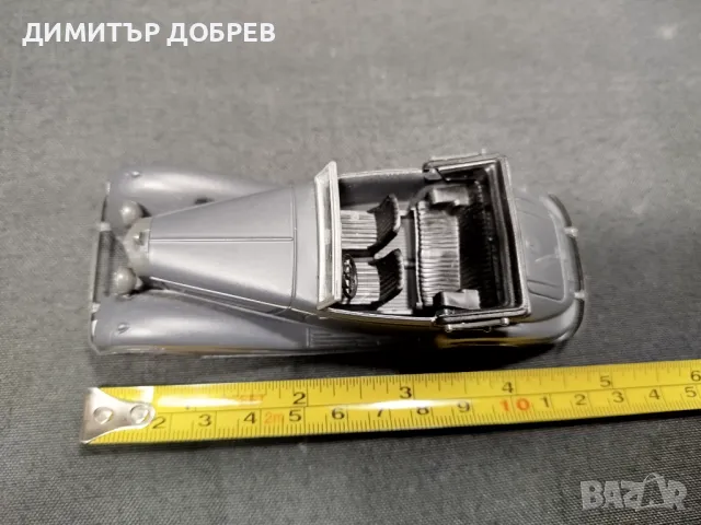 1/43 МЕТАЛНА КОЛИЧКА МАЩАБЕН МОДЕЛ 1939 MERCEDES 540K SOLIDO, снимка 7 - Колекции - 49168530