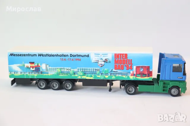 ALBEDO 1:87 H0 RENAULT MAGNUM КАМИОН ТИР МОДЕЛ КОЛИЧКА, снимка 6 - Колекции - 50153168