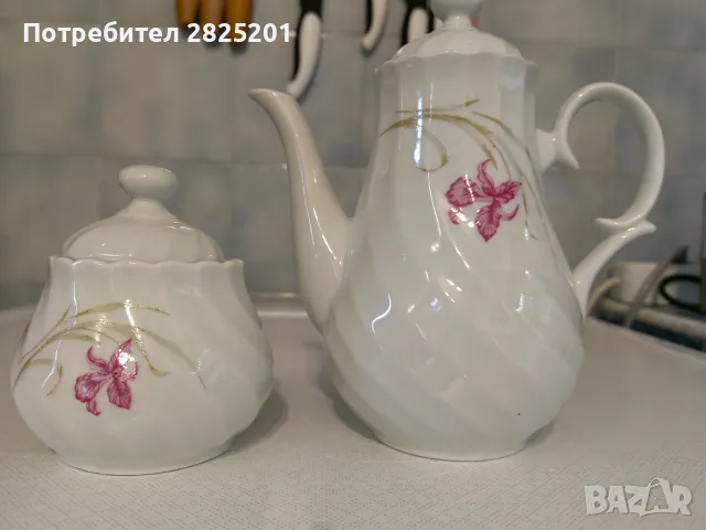 чаши за кафе , чинийки, захарница и каничка, снимка 4 - Чаши - 48554515