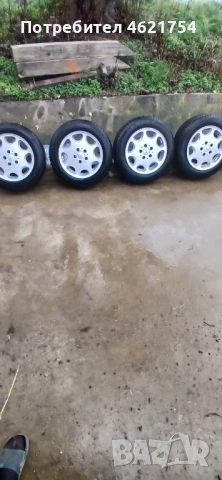 Продавам гуми с джанти за мерцедес 