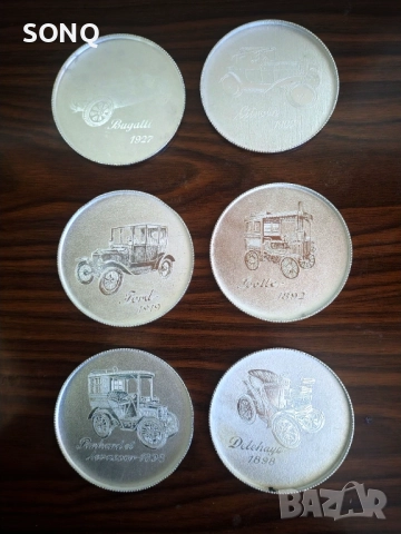 Страхотни Подложки За Чаши Със Стари Коли