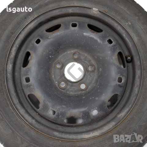 Стоманени джанти 5x100 с гуми R14 Volkswagen Polo IV (9N) 2001-2009 ID:111579, снимка 5 - Части - 42412732