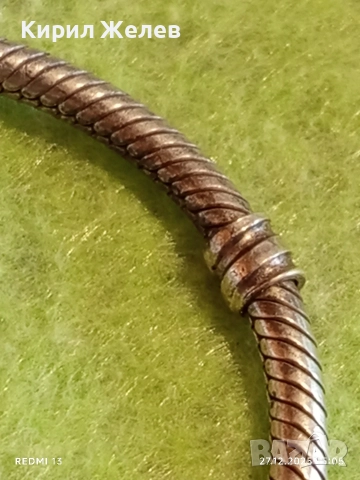 Сребърна гривна от колекция Pandora Moments верижка тип змийска кожа 27568, снимка 10 - Гривни - 52912661