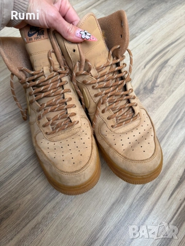 Оригинални кожени кецове Nike Air Force 1 High '07 WB! 45 н, снимка 6 - Маратонки - 36659966