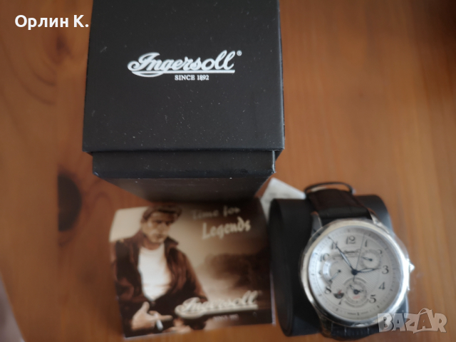 Оригинален часовник Ingersoll, снимка 3 - Мъжки - 44568786