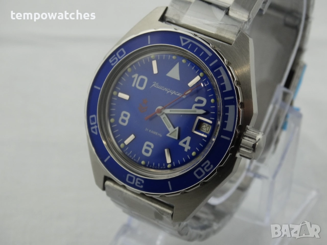 ВОСТОК КОМАНДИРСКИЕ АВТОМАТИЧЕН ref: 650853, снимка 9 - Мъжки - 52942738