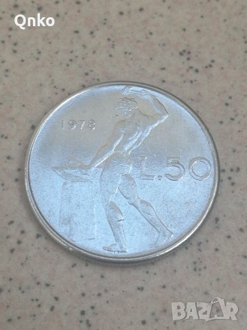 Италия, 50 лири 1978 R, Italy, Italien