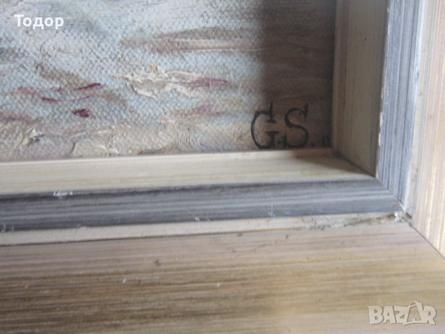 Картина масло върху платно подписана 3, снимка 3 - Картини - 37610898