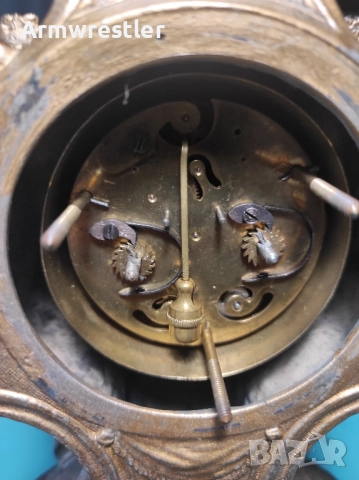 Стар Механичен Часовник с Махало, снимка 6 - Антикварни и старинни предмети - 52108382