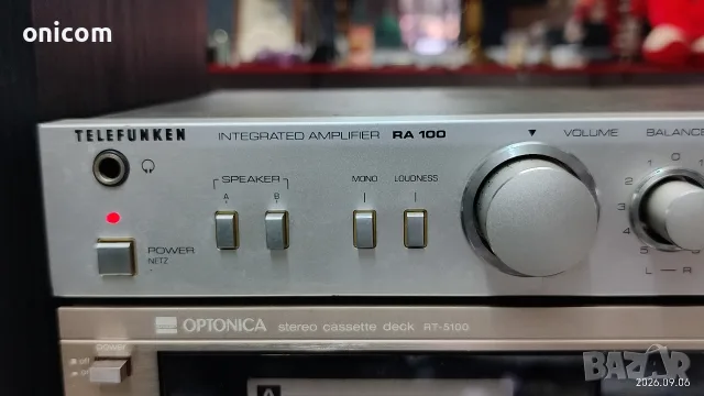 TELEFUNKEN RA100- усилвател, снимка 2 - Ресийвъри, усилватели, смесителни пултове - 56425730