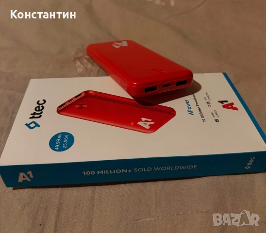 Чисто нова ttec преносима батерия/powerbank, снимка 5 - Безжични зарядни - 54248737
