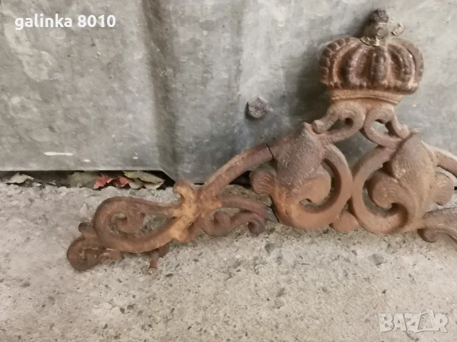 Стара чугунена апликация, снимка 2 - Антикварни и старинни предмети - 56507250