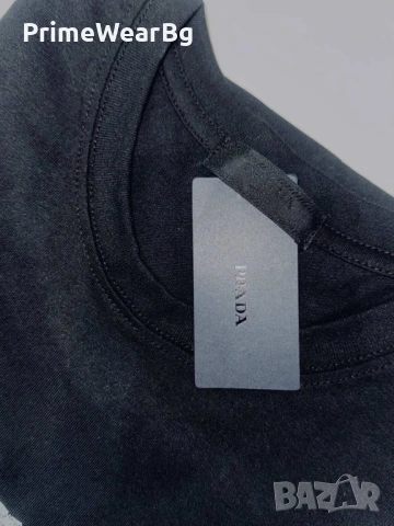 Тениска Prada 'Drip Logo' | Премиум памук | Размер L, снимка 3 - Тениски - 54326273