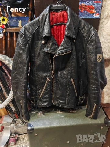 Рокерско яке Harro естествена кожа , снимка 2 - Якета - 53202885