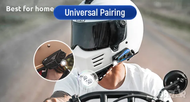 LEXIN B4FM Bluetooth интерком слушалки за мотоциклети, снимка 13 - Аксесоари и консумативи - 50172833