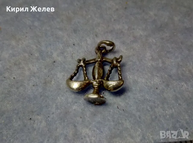 ЗОДИЯ ВЕЗНИ АСТРОЛОГИЧЕН СРЕБЪРЕН МЕДАЛЬОН СРЕБРО ВИСОКА ПРОБА СТАРА РЪЧНА АРТ ИЗРАБОТКА 26174