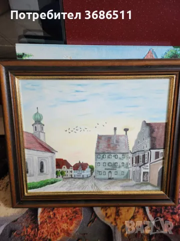 Картини в дървена рамка, снимка 2 - Картини - 47494831