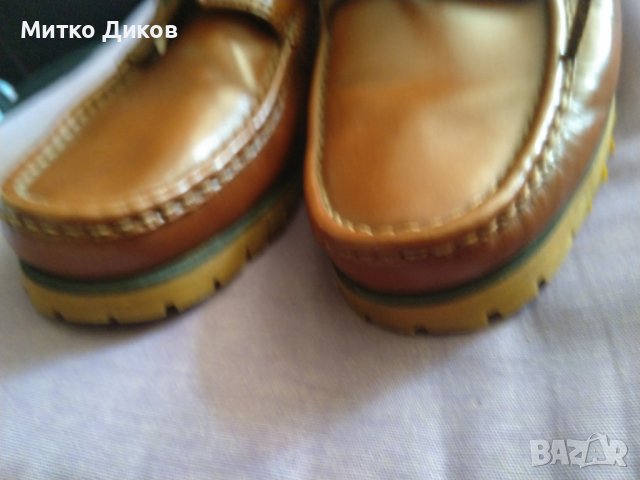 Маркови обувки Риверланд естествена кожа №45 стелка 285 мм като нови, снимка 6 - Спортно елегантни обувки - 37880814