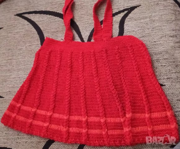 Ретро плетена детска пола, снимка 1 - Детски рокли и поли - 35358744