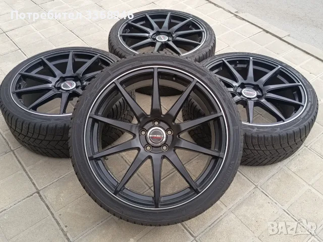 Джанти BORBET GTX 20" 5x112 със зимни гуми 255/35/20 Мерцедес Ауди Фолксваген БМВ 