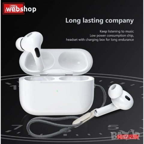 НОВО!! Безжични слушалки EARLDOM TWS23 Pro 2 Generation , тип Аir Pods Pro , Уникален звук и бас, снимка 4 - Безжични слушалки - 42386226
