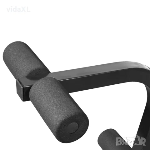 vidaXL Комплект лежанка със стойка за лост, щанга и дъмбели, 30,5 кг, снимка 4 - Спортна екипировка - 56146388