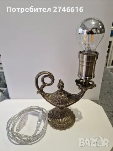 Ретро бронз Лампата на Аладин, снимка 4 - Антикварни и старинни предмети - 49533513