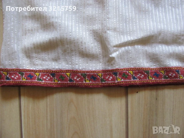 19 век риза за носия , копринен кенар , бродерия, снимка 2 - Антикварни и старинни предмети - 50928875