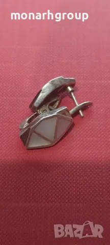 Сребърни обеци, снимка 2 - Обеци - 49092921