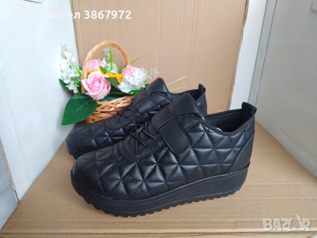 Дамски обувки на платформа , снимка 2 - Дамски ежедневни обувки - 53374760