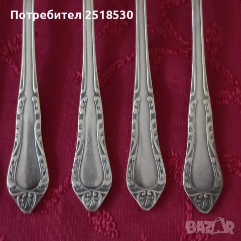Старинни посребрени вилици , снимка 4 - Антикварни и старинни предмети - 52366224
