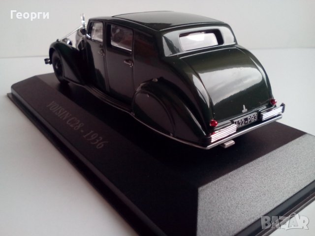 Количка макет умален модел автомобил мащаб 1/43 Voisin C28 от 1936 г. Воазен 1:43, снимка 3 - Коли, камиони, мотори, писти - 39474017